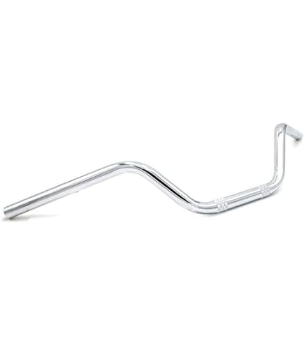 AnXin - manubrio de motocicleta en forma de Z, 22 mm, 7/8 pulgadas, para arrastrar, bobber