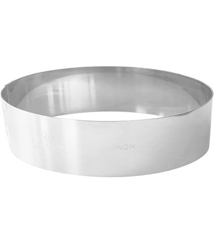 Cercle à Tarte Lacor 18cm - Acier Inoxydable 18/10 - Professional - Pour Pâtisserie Et Cuisine