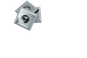 HELLISTON 10 X HM lames rechanges 14x14x2,0mm, lames réversibles pour fraise fraisuse, Carbure de tungstène