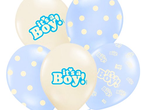"It´s a boy" Ballons 6 Stück Baby Babyparty Luftballons