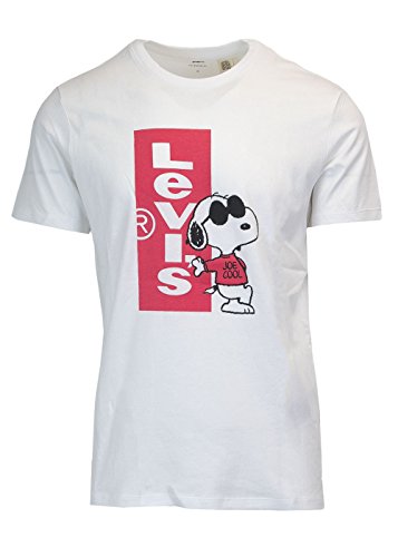 Unbekannt Levis Herren T-Shirt Graphic SETIN Snoopy 22491-0387 Weiß, Größe:M Unbekannt Levis Herren T-Shirt Graphic SETIN Snoopy 22491-0387 Weiß, Größe:M