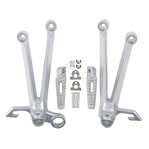 Tengchang Motorcycles Footrests Foot Pegs For SUZUKI GSXR 1000 2005 2006