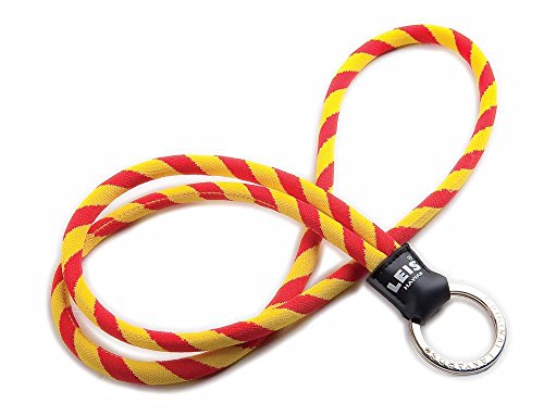 Llavero clásico Leis de cordón, de Original Lanyards®, Red - red/yellow