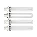TINKSKY Nail Art Dryer Lamp Bulb Tube 9W U-shaped 365nm UV Lamp Light - 4 pcsset