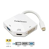 Keep this CableDeconn's USB-C adapter with your laptop while you're traveling to connect to virtually any monitor TV or projector