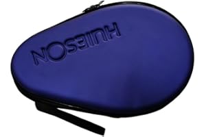 Sharplace Waterproof Material Table Tennis Racket Hard Case Pong Bat Bag Cover Hold 2 Paddles Silver