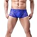 Produktbild ZIYOU Underpanties Herren, Neu Mode Spitze Unterwäsche für Männer Boxer Unterhose Sexy Shorts (M,Blau)