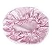 TOOGOO(R) Sleep Sleeping Cap Hat for Hairdressing Night Sleep(Pink)