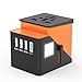Produktbild Reiseadapter Reisestecker Steckdose Adapter Stromadapter mit 3 USB + Typ-C Stecker aus 150 Ländern weltweit USA UK EU AU Universal (Orange)