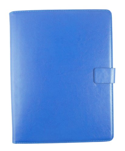 Emartbuy® Archos 101b Oxygen Tablet PC 10.1 Zoll Universalbereich Blau Multi Angle Exekutiv Folio Mappen Kasten Abdeckung mit Kartensteckplätze + Blau Eingabestift - 3
