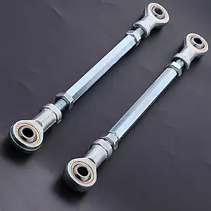 Anbau 2PCS Adjustable ATV Steering Shaft Tie Rods Rack Kit with Left & Right Hand Tie Rod Ball Joint