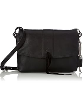 ESPRIT Damen 018ea1o021 Schultertasche, Schwarz (Black), 7x21x28 cm