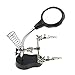Produktbild KESOTO Helping Hands Lupe 3.5X 12X LED Glas Verstellbarer Alligatorclip