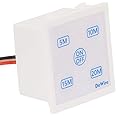 DeWire Auto Cut Off Timer Switch for Water Motor Pump, Water Heater, Exhaust Fans,Mosquito Repellent,Chargers,Room Heaters and Lighting Loads up to 10 AMPS (Modular Fitting)(5, 10, 15, 20 Mins)
