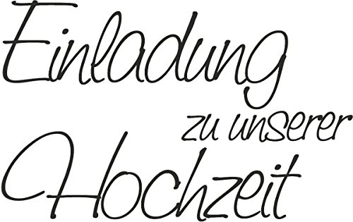 KnorrPrandell 1800002 – Stempel – Einladung zu unserer Hochzeit, 6.5 x 4.1 cm - 2