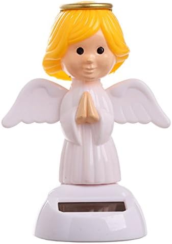 Christmas Angel Solar Powered Dancing Decoration Toy Home Office & Car Decoration