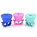 niceEshop(TM) Soft Flexible Silicone Wearable Nail Polish Bottle Holder Ring (Pink)