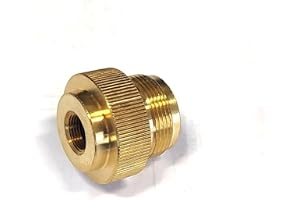Zatechs ADAPTER 1" - USA till 7/16" EU - Propan-Butangasslang - För grill från USA till europeiska patroner