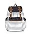 Kleio Casual Spacious Striped Backpack For Girls RS.999.00