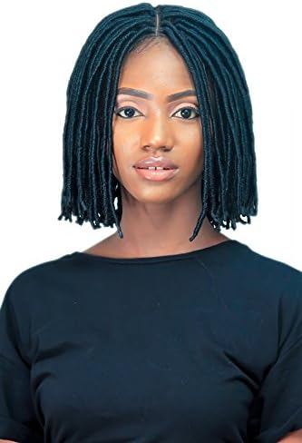 Faux Locks Bob Wig - Color 1 - 12 inches