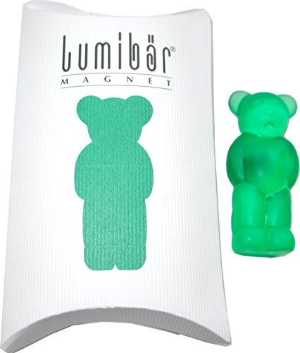Preisvergleich Produktbild Magnet / Magnetclip Lumibär, translucent (gruen)