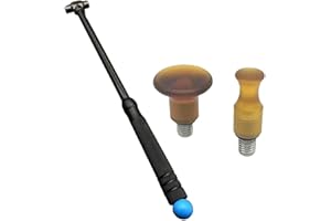 RANRAO Kit di riparazione per ammaccature senza vernice, con martello, strumenti per rimuovere le ammaccature della portiera del frigorifero (3 pezzi)