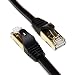 Produktbild MutecPower 50 Meter Cat 7 Ethernet Kabel 50m Cat7 Gigabit LAN Netzwerkkabel mit RJ45 Stecker 10Gbps 600Mhz/s STP Patchkabel für PS4, Modem, Router, Switch, Netzwerkdose, Access Point + 50 kabelclips