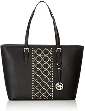 Michael Michael Kors Borsa Shopping Jet Set Travel in Pelle Saffiano Con occhielli Donna Mod. 30F7GTVT2U