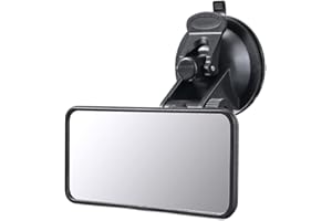 Auto Innenspiege HAMON Auto Rückspiegel Universal Innenspiegel mit Saugnapf Spiegel Autospiegel Rear View Mirror Aufsatzspiegel für Auto,Rückspiegel Auto,Starke Adsorption (120 * 60MM)