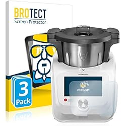 brotect Protection Ecran Verre Compatible avec SilverCrest Monsieur Cuisine Connect (3 Pièces) Film Protecteur Vitre 9H Anti-Rayures, AirGlass