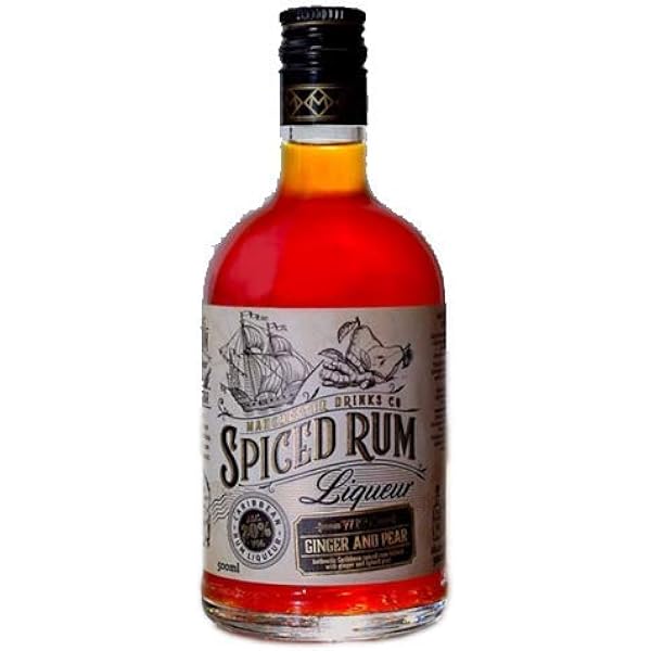 Manchester Drinks Co Ginger And Pear Spiced Rum Liqueur 50cl 20 Abv Amazon Co Uk Grocery