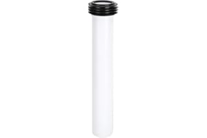 CAFOPGRILL White Concealed Toilet Water Tank Straight Flush Pipe Lengthened Flushing Tube Toilet Accessories