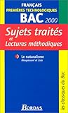 Image de BAC 2000. Français - 1ère technologique. Sujets traités et Lectures méthodiques