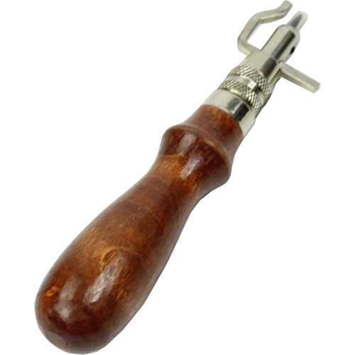 Hrph 1 Satz 5 in 1 Pro Leder Einstellbare Stitching und Groover Crease Leder-Werkzeug - 4