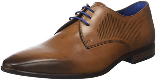 AZZARO VERDOL, Derbys Hommes, Marron (Cognac), 42 EU