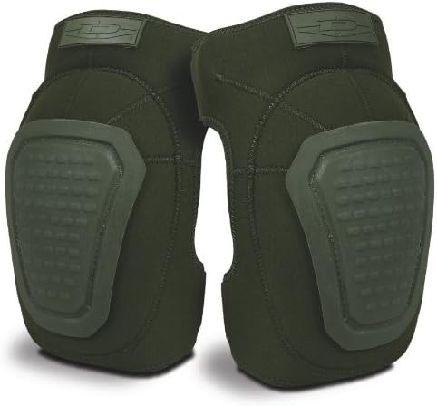 Damascus DNKPOD Imperial Neoprene Knee Pads with Reinforced Non-slip Trion-X Caps, Olive Drab by Damascus Protective Gear