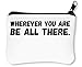 Produktbild Wherever You Are Be There Jim Motivation Inspiration Quote Reißverschluss-Geldbörse Brieftasche Geldbörse