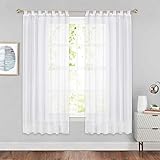 DAS PAKET: enthält 2 Stücke voile Vorhänge, die Größe eines Vorhangs beträgt H 175 x B 140 cm (die Gesamtbreite beträgt 280 cm). Aufgrund des manuellen Maßes, erlauben Sie bitte 2-3 cm Unterschied.