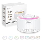 Homgen White Noise Machine With 3.5mm Audio Jack White Noise Machine Baby Rechargeable Travel White Noise Machine For Adults With 7 Night Light 30 Soothing Sounds Baby Machine To Enjoy Sleep