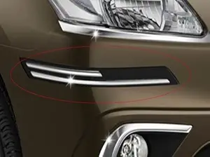 Auto Oprema EASY4BUY Rubber with Chrome Finish Car Bumper Protector Guard Moulding for Maruti Wagon R