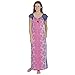 Klamotten Pink Floral Cotton Long Nighty RS.359.00