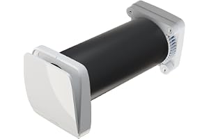 Südwind: Ambientika ADVANCED B+ BADLfläkt decentrisk bostadsventilation med värmeåtervinning (93%), 100 mm, med fjärrkontroll