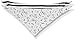 Pumpkin Patch Unisex Baby 2 Pack Bandana Bibs Neckerchief, Insignia Blue, One Size