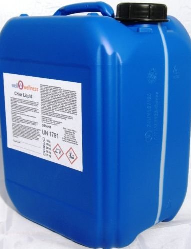 well2wellness® Chlor Liquid / Chlor flüssig stabilisiert mit 13% Aktivchlor – 25 kg - 2