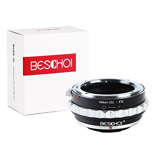 Beschoi Bague adaptation objectif en m  tal pour monter objectif Nikon AI vers bo  tier Fujifilm Fuji FX X-Pro1 X-M1 X-A1 X-E1