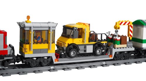 Imagen 3 de LEGO City - Tren de carga rojo con pista