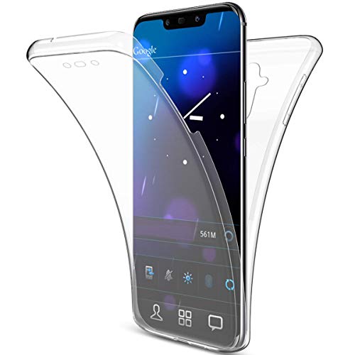 【Funda 360 Grados】 cubre todo para HUAWEI MATE 20 LITE de Silicona Transparente Ultrafina • Protector Pantalla Cobertura Completa Resistente • Carcasa Antigolpes Suave y Robusta de Buen Ajuste