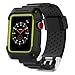 Produktbild Muium 2019 Armband Für Apple Watch Series 1 2 3 42MM Silikon 10 Farben bandverschluss Herren Frauen Klassisch Männer Straps Ersatzband Straps Wristband Massive Reibungsfest (Grün)