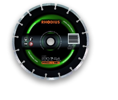 Rhodius 302454 Diamant-Trennscheibe LD 40, 230 x 7 x 2.6 x 22.23 mm