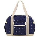 Aivtalk Schultertasche Mutter Windeltasche Handtasche Drucken Wickeltasche von 5 Set Polyester Babytasche mit Große Kapazität Mama Tasche – Farbe Wählbar - 3